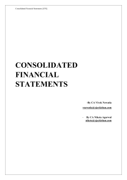 Consolidated Financial Statements