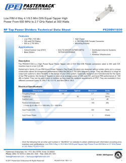 Low PIM 4 Way 4.1/9.5 Mini DIN Equal