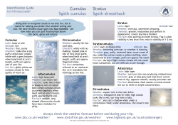 Cumulus Sg&ograve;th cumulus Stratus Sg&ograve;th shreathach