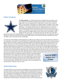 Dallas Cowboys - Embassy Suites