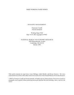 Dynastic Management - Personal Homepages