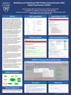 Modeling and Validating FHIR Profiles Using Semantic Web Shape