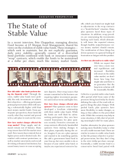 The State of Stable Value