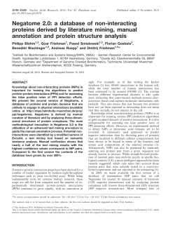 Negatome 2.0: a database of non-interacting proteins derived by