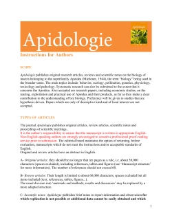 Instructions for Authors