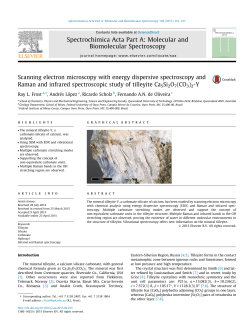 Scanning electron microscopy with energy dispersive spectroscopy