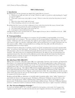 Mill`s Utilitarianism