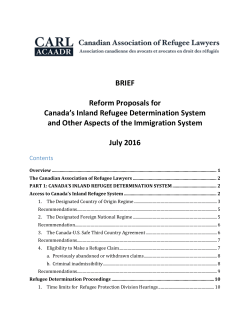 here - The Canadian Association of Refugee Lawyers