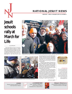 Jesuit schools rally at March for Life