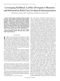 Leveraging Kullback–Leibler Divergence Measures and