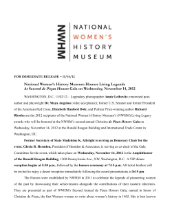 De Pizan Honors - GB GROUP GLOBAL