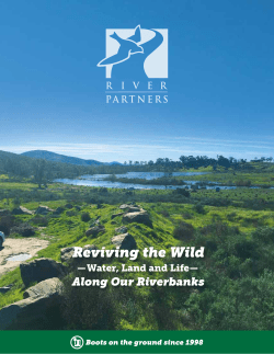 the River Partners` Pamphlet