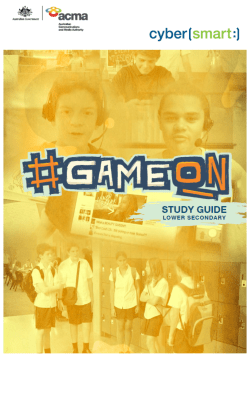 study guide - Office of the Children`s eSafety Commissioner