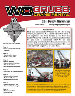 spring 2014 newsletter