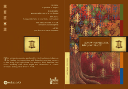 KNOW your RIGHTS, take your PLACE!