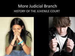 Georgia`s Juvenile Justice System