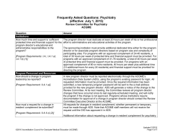Psychiatry FAQs