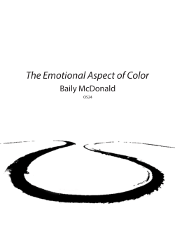 The Emotional Aspect of Color