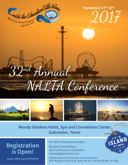 32nd Annual NALTA Conference