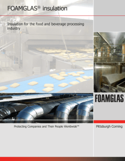 FOAMGLAS&reg; insulation
