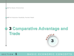 3 Comparative Advantage and Trade 3