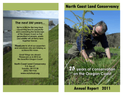 Thank you - North Coast Land Conservancy