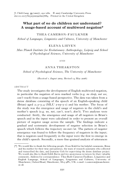 What part of no do children not understand?