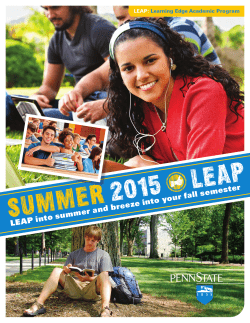LEAP: Learning Edge Academic Program