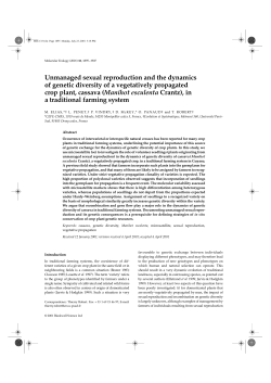 Unmanaged sexual reproduction and the dynamics of genetic