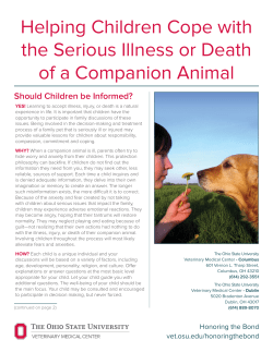 Helping Children Cope with the Serious Illness or Death of a