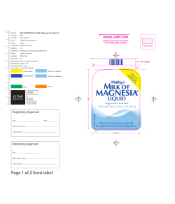 Phillips` Milk of Magnesia