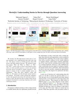 MovieQA: Understanding Stories in Movies through Question
