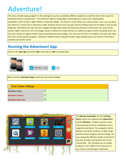 Adventure! - Typing Agent