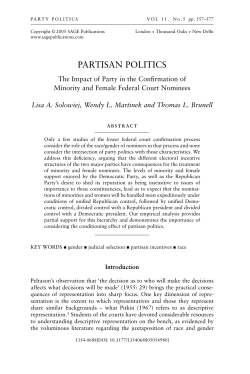 partisan politics - The University of Texas at Dallas