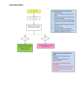 Acute Nose Bleed