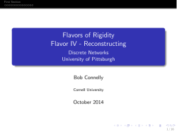 Lecture 4 - Cornell Math