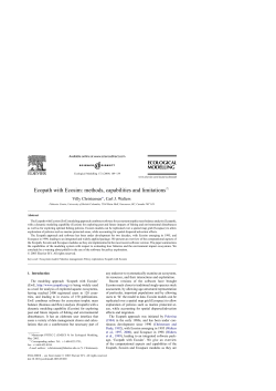 Ecopath with Ecosim: methods, capabilities and limitations
