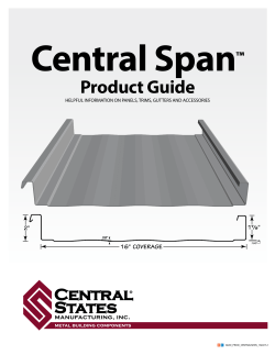Product Guide - Central States Mfg.