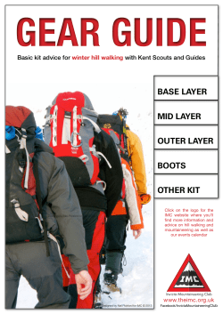 base layer mid layer outer layer boots other kit