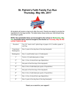 as PDF- Fun Run Food Assignments