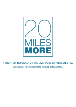 A COUNTERPROPOSAL FOR THE LIVERPOOL
