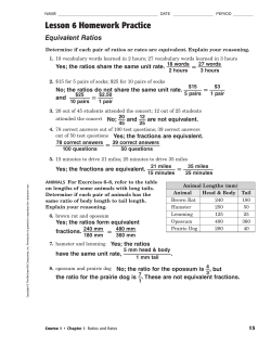 Lesson 6 Homework Practice