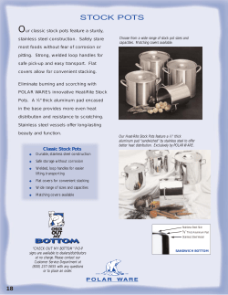 STOCK POTS O
