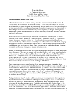 Ernest L. Boyer: A Cultural Biography