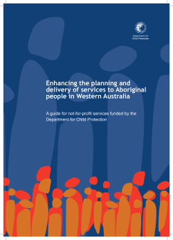 Enhancing the planning and delivery of services to Aboriginal