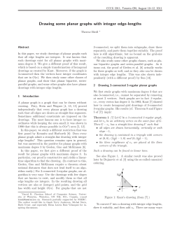 Drawing some planar graphs with integer edge-lengths