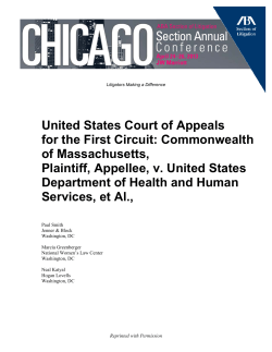Plenary Session 2: Litigators Making a Difference