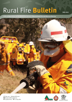 July - Rural Fire Service Queensland
