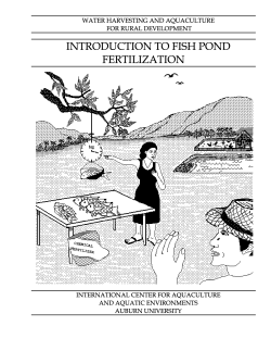 introduction to fish pond fertilization