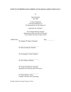 Thesis - Center for Sportfish Science and Conservation